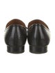 Tory Burch Embossed Leather Chain-Link Accents Loafers