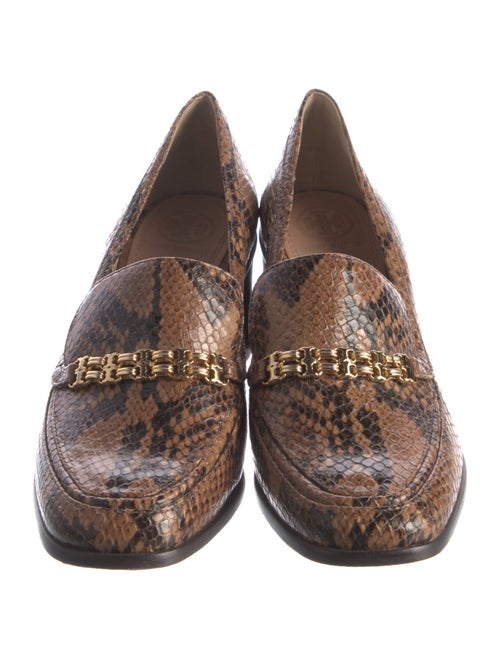 Tory Burch Leather Animal Print Pumps
