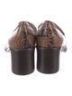 Tory Burch Leather Animal Print Pumps