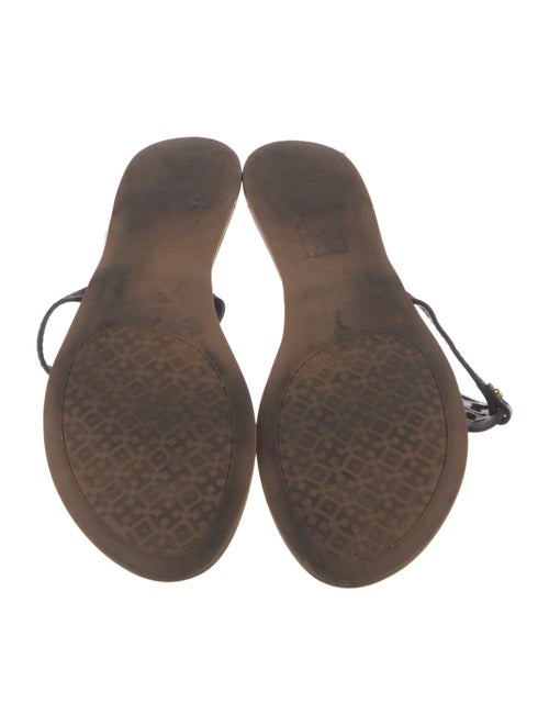 Tory Burch Leather Lasercut Accents Slides