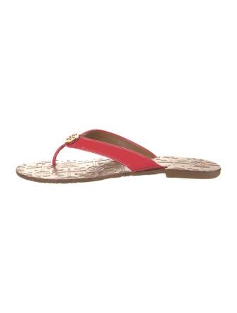 Tory Burch Patent Leather Flip Flops