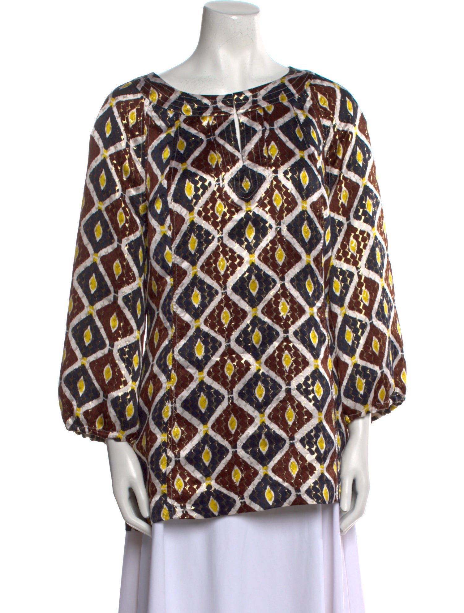 Tory Burch Silk Printed Tunic