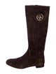 Tory Burch Suede Riding Boots