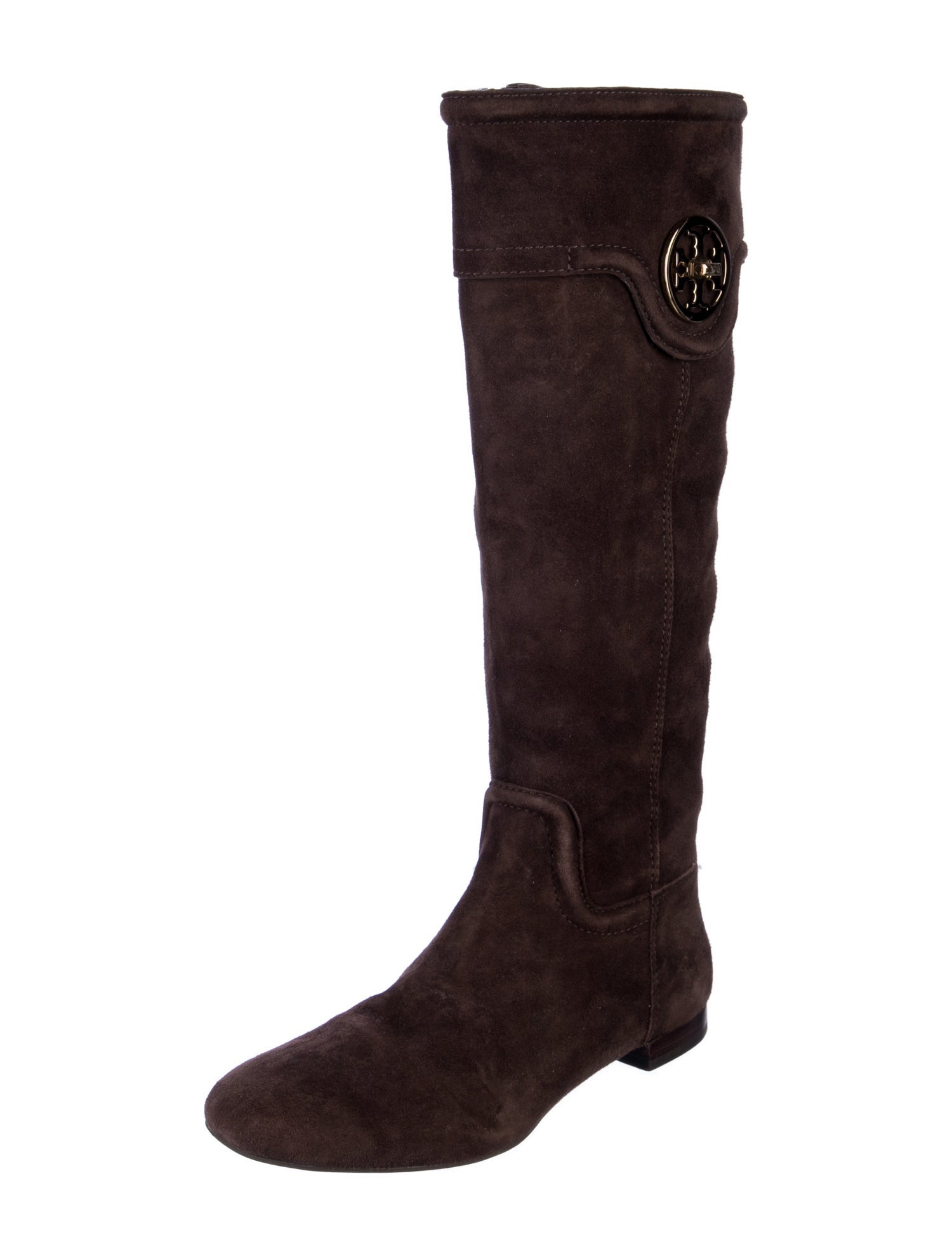 Tory Burch Suede Riding Boots