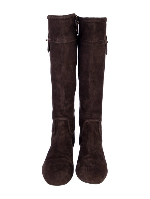 Tory Burch Suede Riding Boots