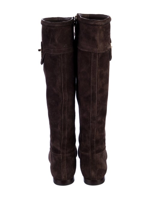 Tory Burch Suede Riding Boots