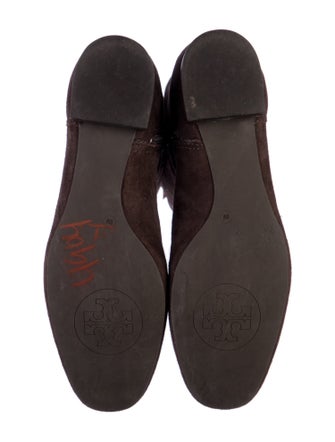 Tory Burch Suede Riding Boots