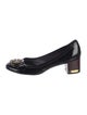 Tory Burch Signature Logo Patent Leather Flats