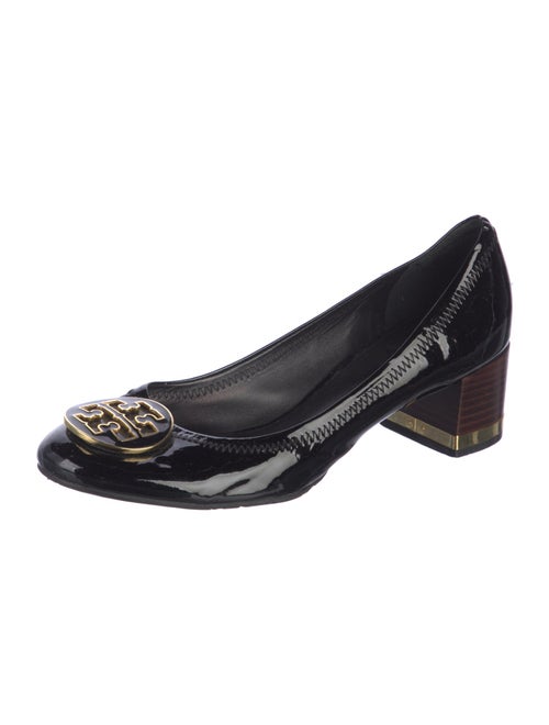 Tory Burch Signature Logo Patent Leather Flats