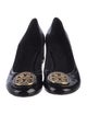Tory Burch Signature Logo Patent Leather Flats