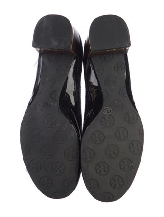 Tory Burch Signature Logo Patent Leather Flats