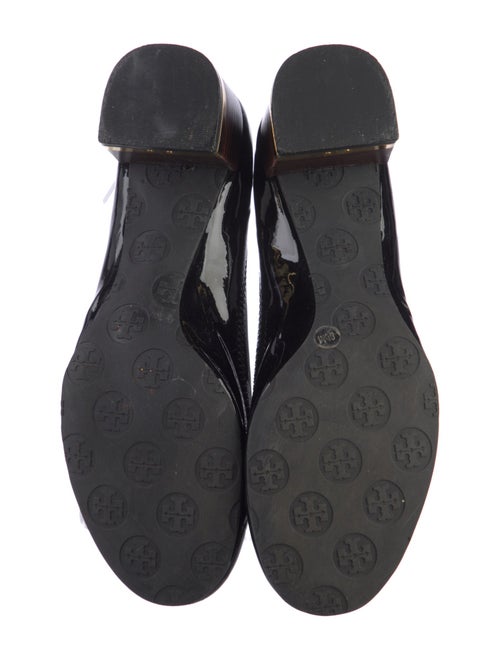 Tory Burch Signature Logo Patent Leather Flats