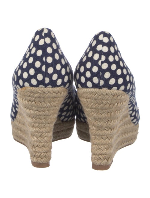 Tory Burch Canvas Polka Dot Print Pumps