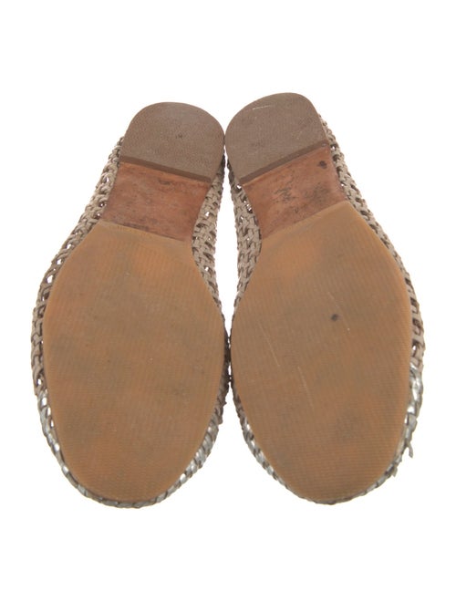 Tory Burch Leather Lace Pattern Flats