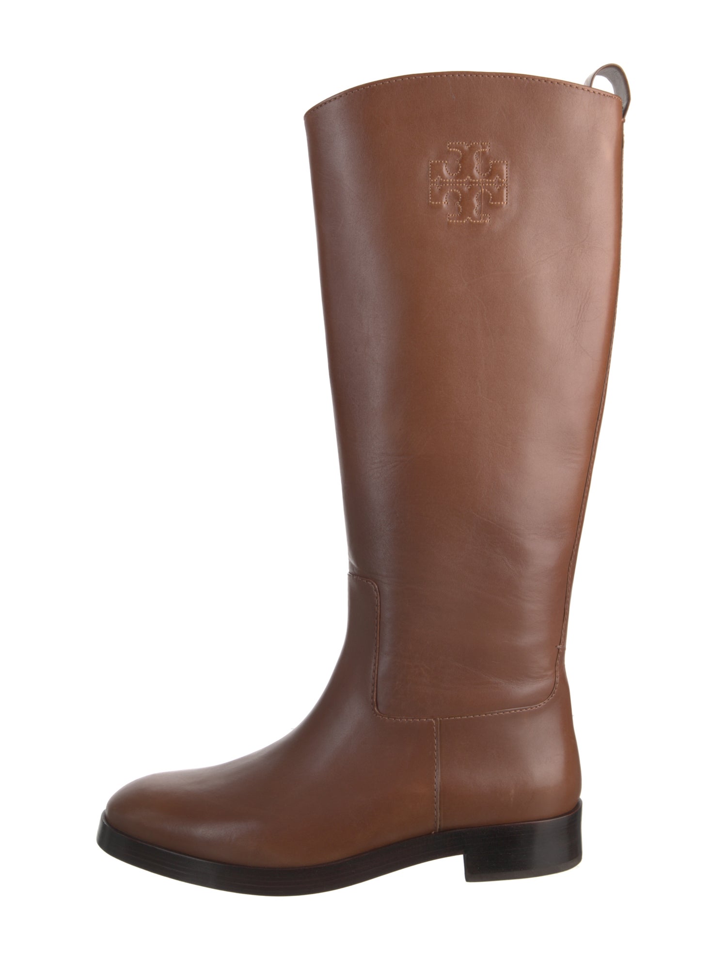 Tory Burch Leather Riding Boots