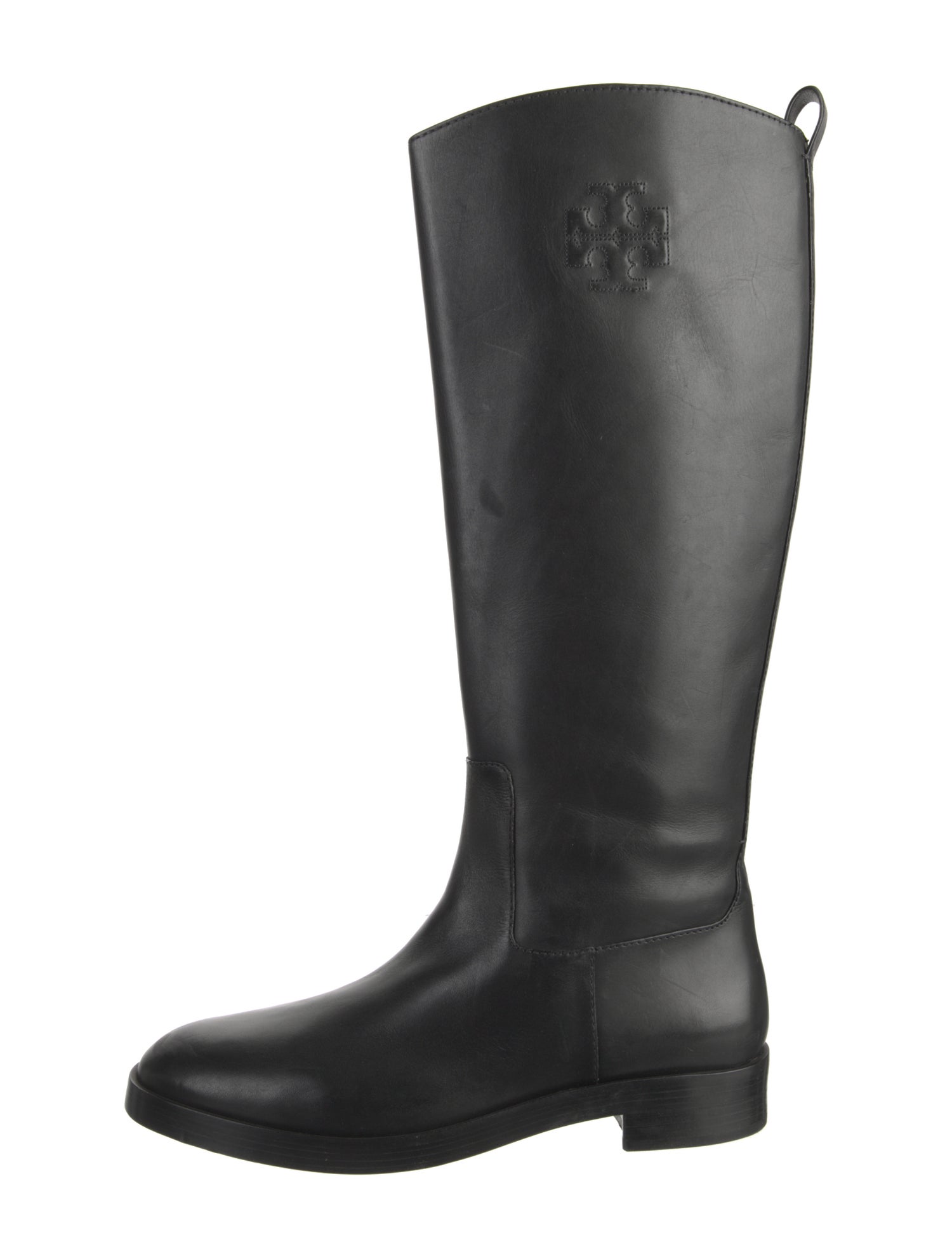 Tory Burch Leather Riding Boots