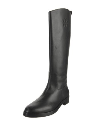 Tory Burch Leather Riding Boots