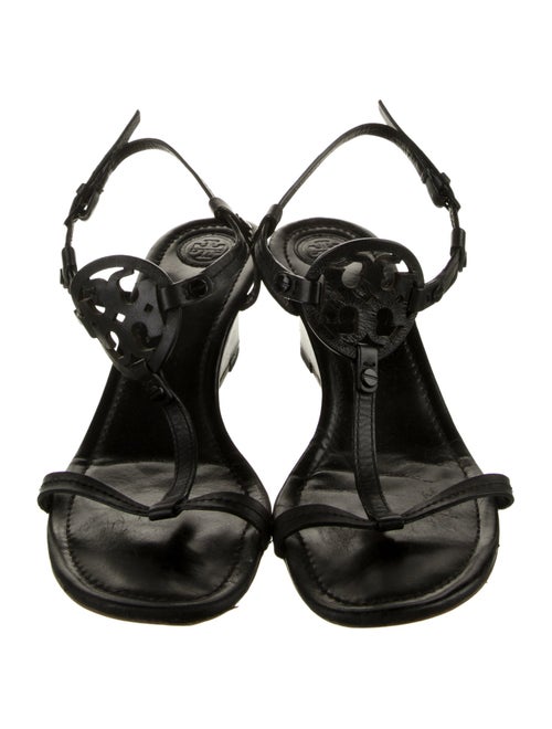 Tory Burch Leather T-Strap Sandals
