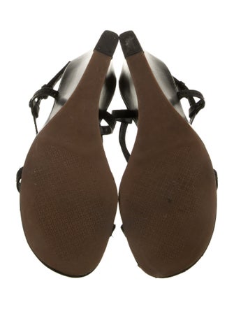 Tory Burch Leather T-Strap Sandals