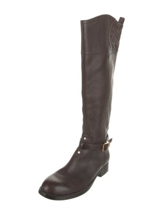Tory Burch Leather Riding Boots