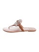Tory Burch Leather Lasercut Accents Slides