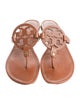 Tory Burch Leather Lasercut Accents Slides