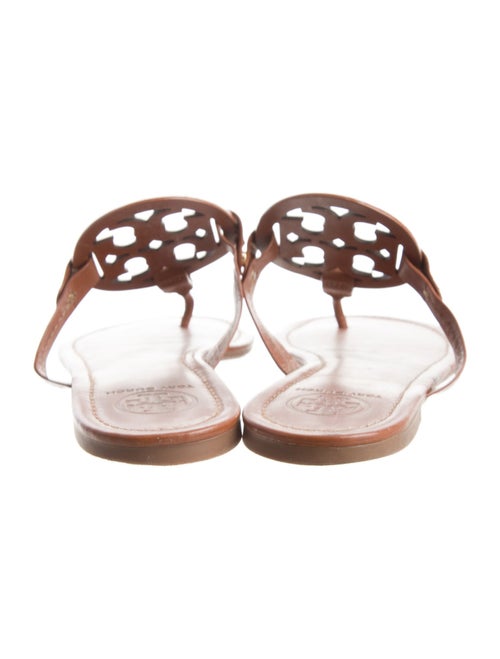 Tory Burch Leather Lasercut Accents Slides