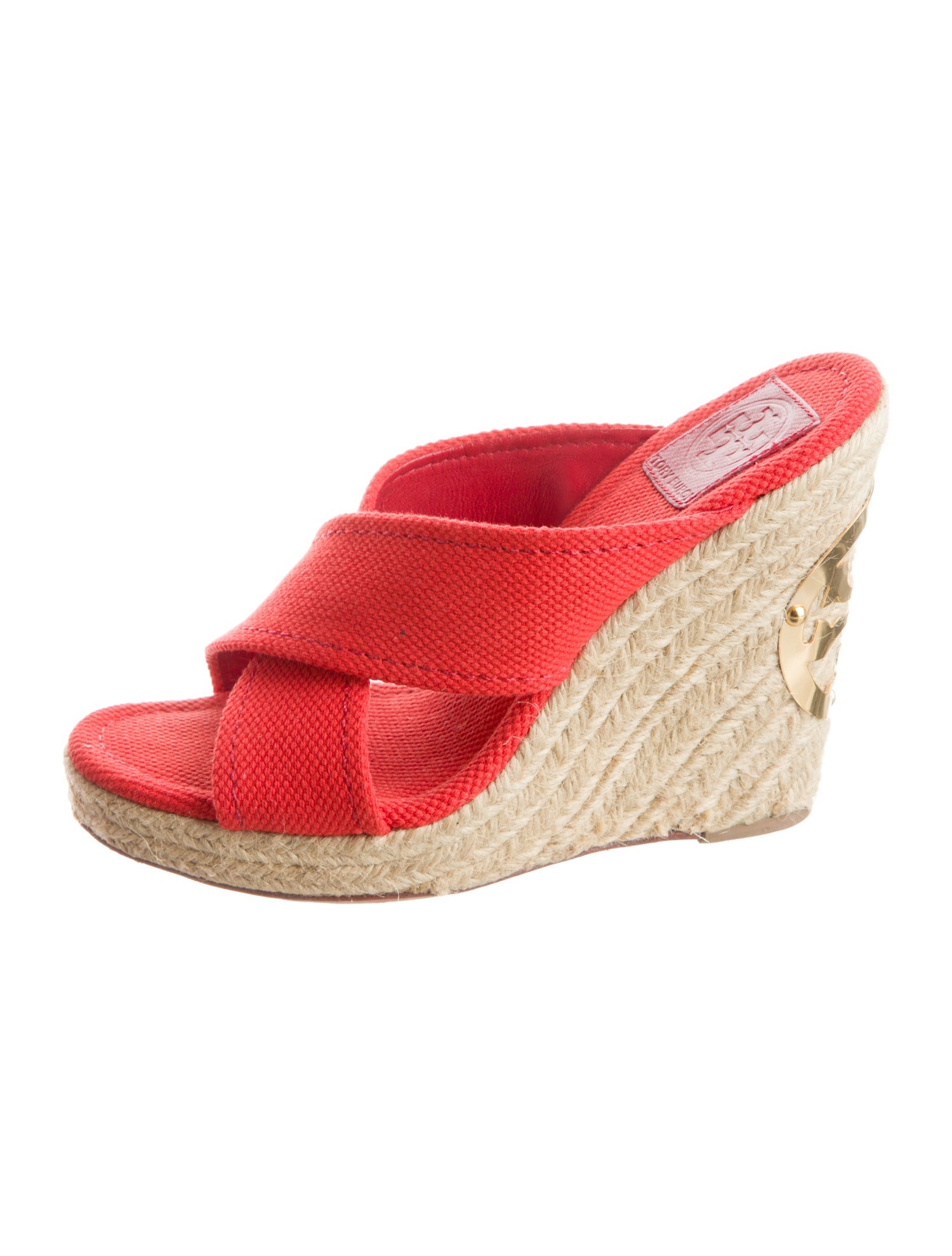 Tory Burch Canvas Cutout Accent Espadrilles
