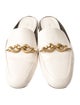 Tory Burch Leather Chain-Link Accents Mules