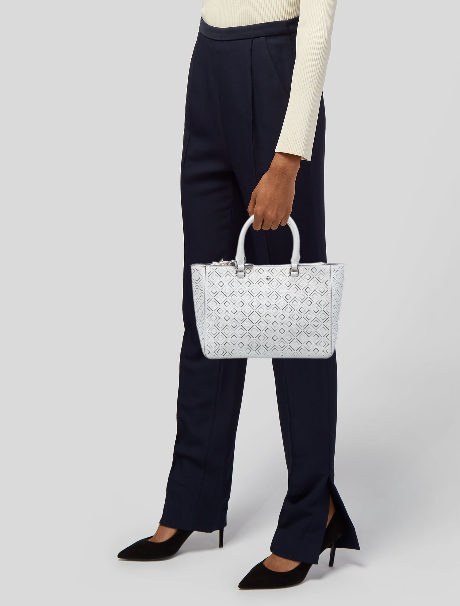 Tory Burch Leather Top Handle Bag