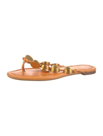 Tory Burch Leather Slides