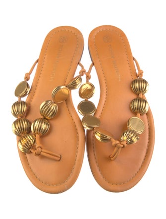 Tory Burch Leather Slides