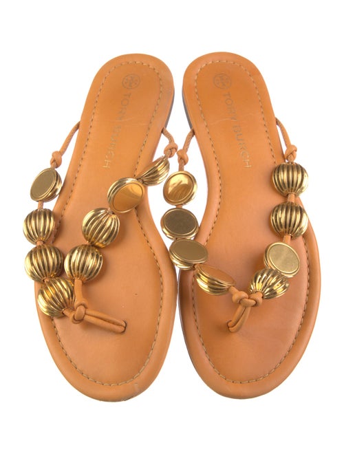 Tory Burch Leather Slides