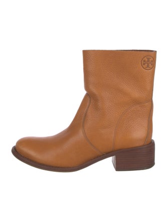 Tory Burch Leather Western Boots