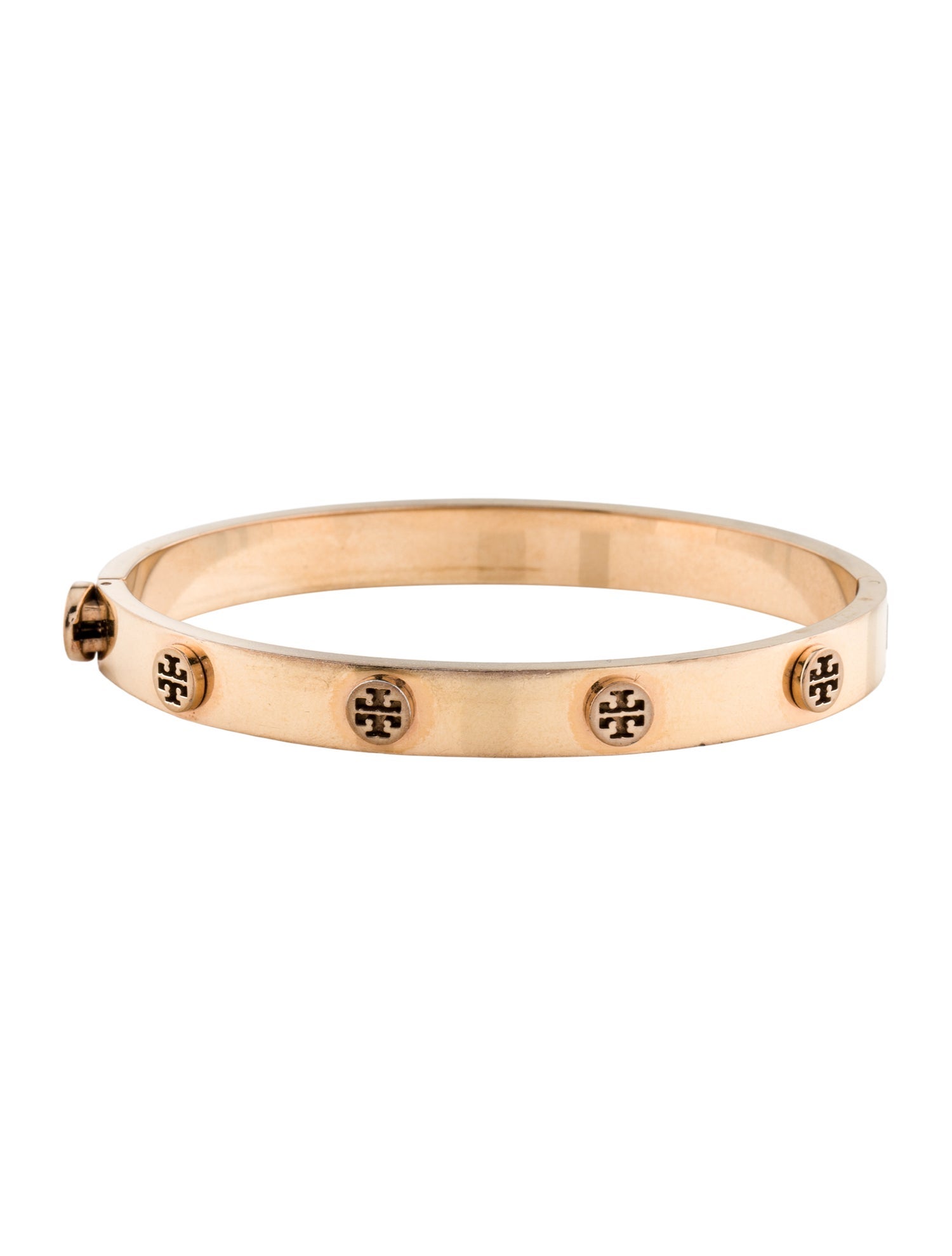 Tory Burch Miller Stud Hinge Bangle Bracelet