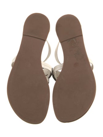 Tory Burch Leather T-Strap Sandals