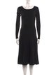 Tory Burch Bateau Neckline Midi Length Dress
