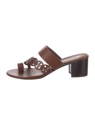 Tory Burch Leather Slides