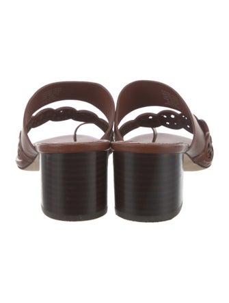 Tory Burch Leather Slides