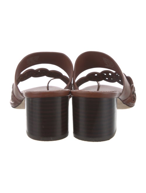 Tory Burch Leather Slides