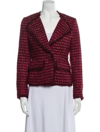 Tory Burch Tweed Pattern Blazer