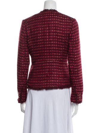 Tory Burch Tweed Pattern Blazer