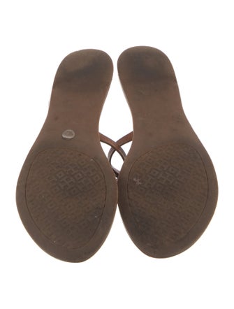 Tory Burch Leather Slides