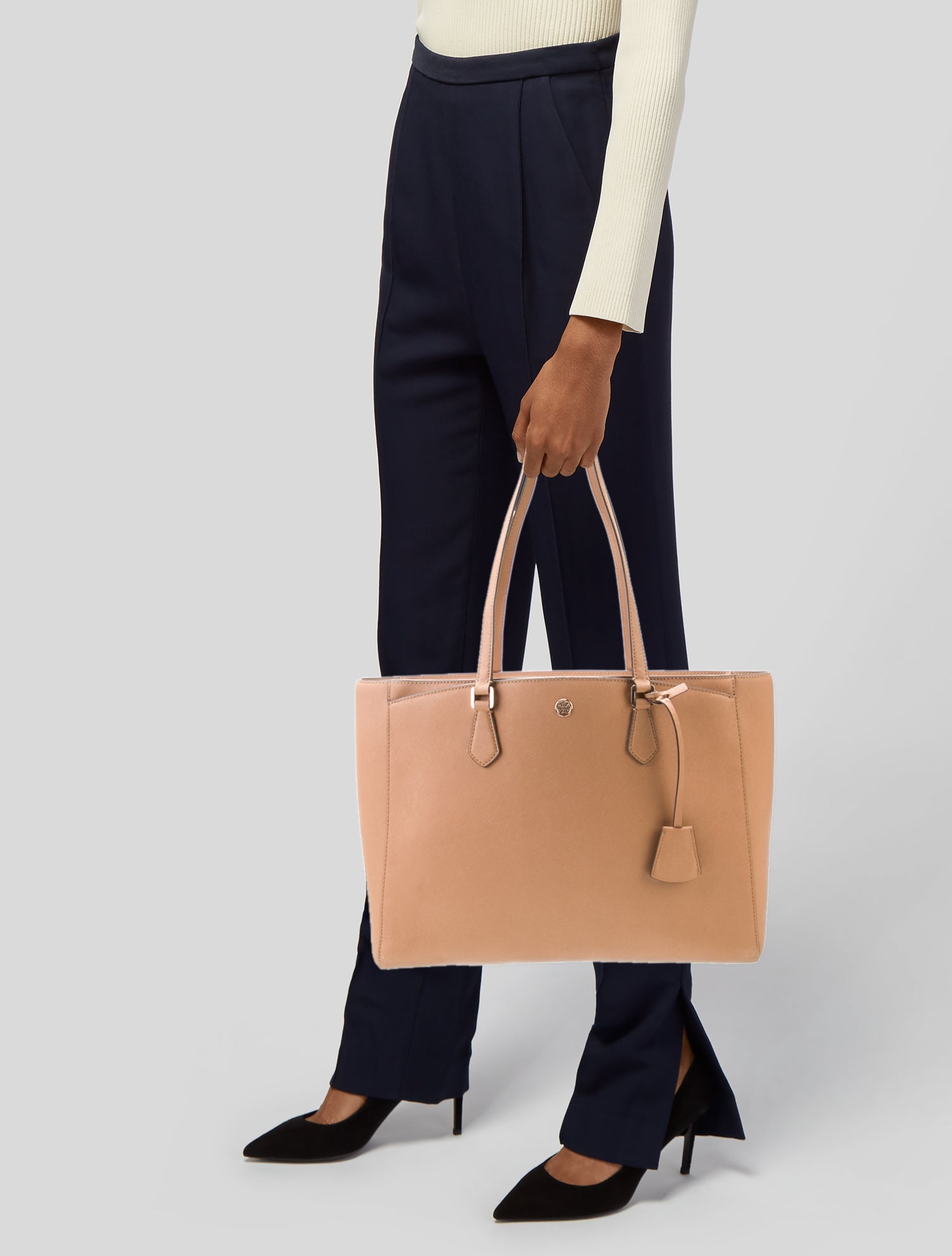 Tory Burch Saffiano Leather Tote