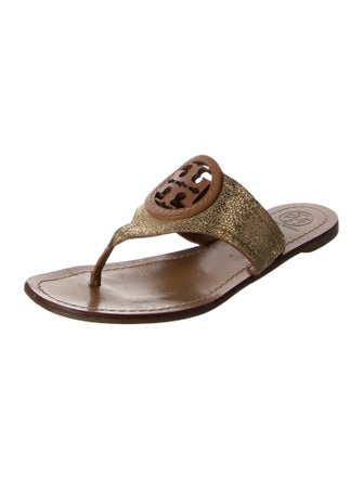 Tory Burch Leather Slides