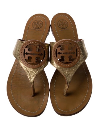 Tory Burch Leather Slides
