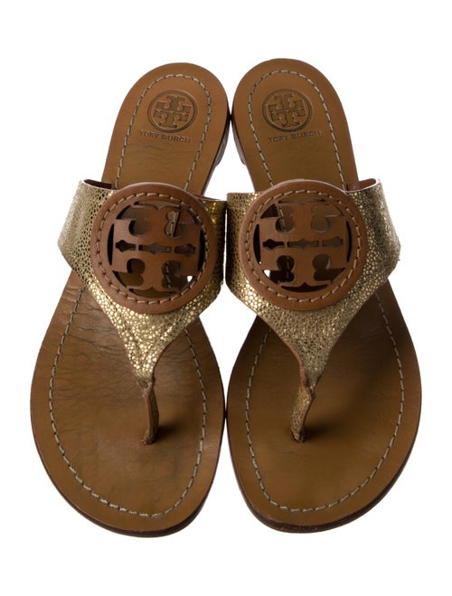 Tory Burch Leather Slides
