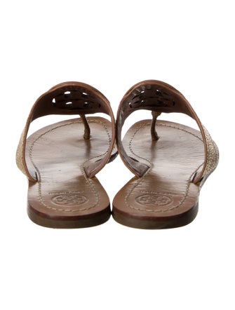Tory Burch Leather Slides