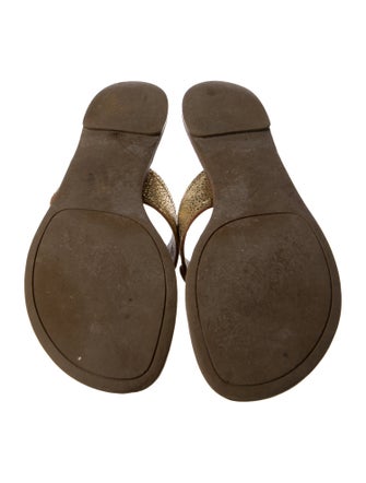 Tory Burch Leather Slides