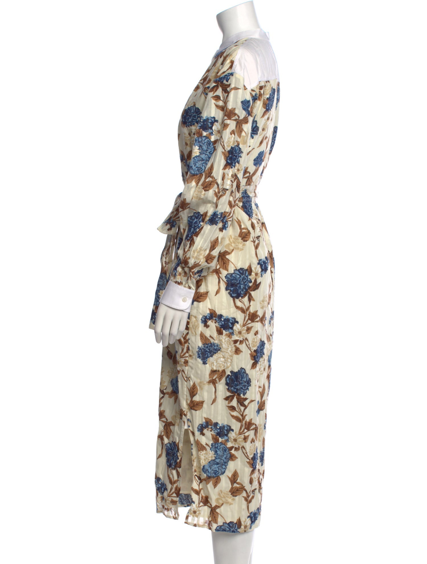 Tory Burch Floral Print Long Dress